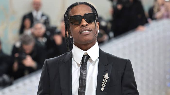 A$AP Rocky attends The 2023 Met Gala Celebrating &quot;Karl Lagerfeld: A Line Of Beauty&quot;