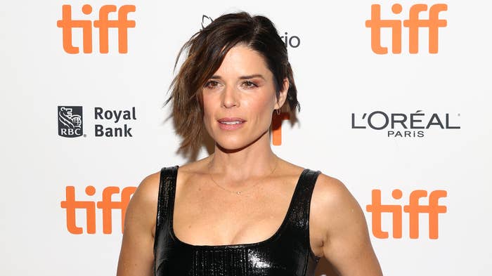 Neve Campbell attends the &quot;Castle In The Ground&quot; premiere.