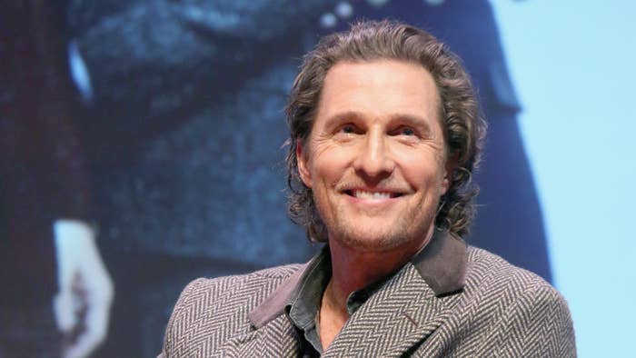 Matthew McConaughey participates in a Q&amp;A