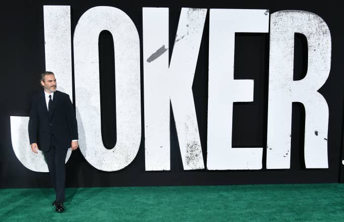 Joaquin Phoenix attends the premiere of Warner Bros Pictures &quot;Joker&quot;