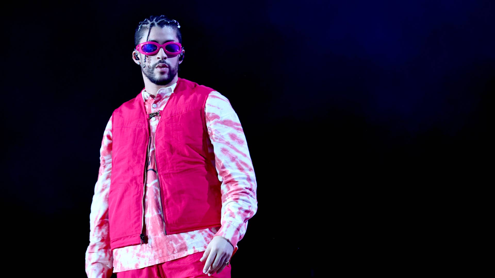 Bad Bunny performs onstage during 2022 Made In America.