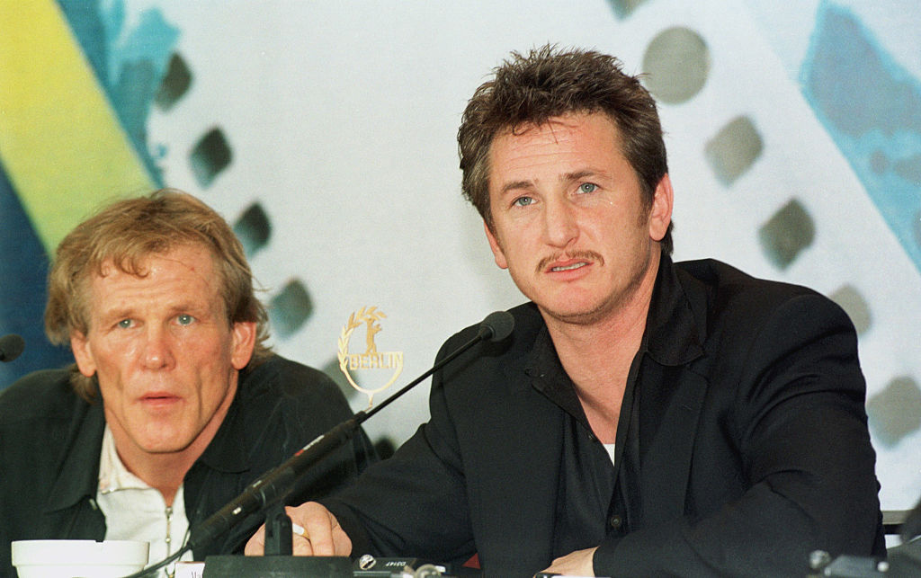 The Thin Red Line cast members Sean Penn and Nick Nolte
