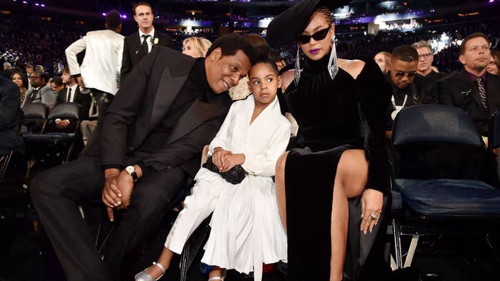 Blue Ivy Carter attends the 60th Annual GRAMMY Awards