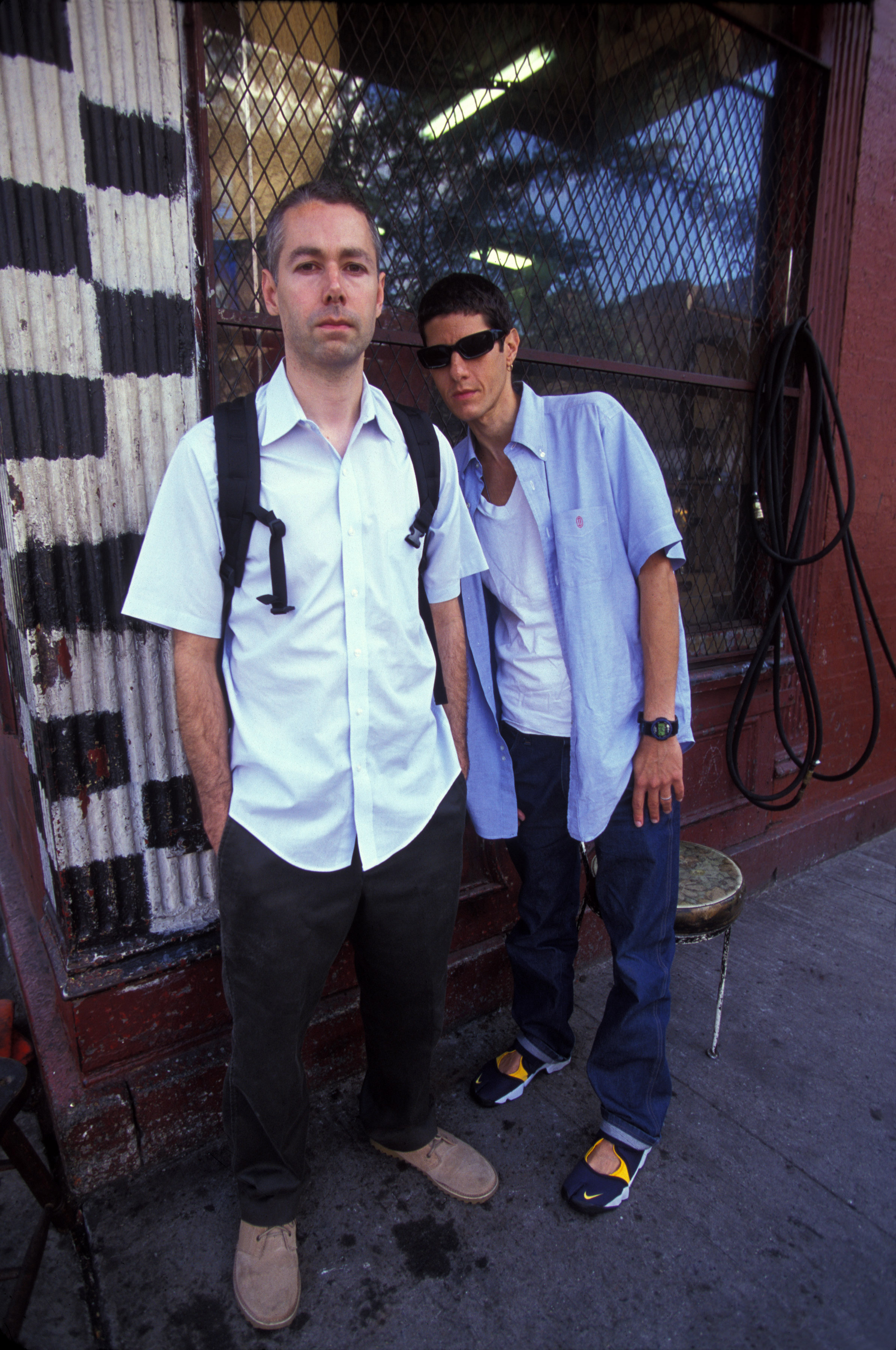 Adam Yauch and Mike Diamond of The Beastie Boys in New York, September 14, 2000.