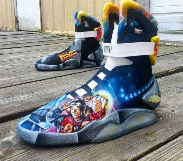 Nike Mag Custom Back to the Future by dezcustomz