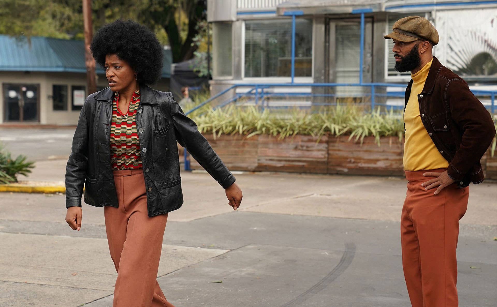A scene from 'Alice' featuring Keke Palmer and Common