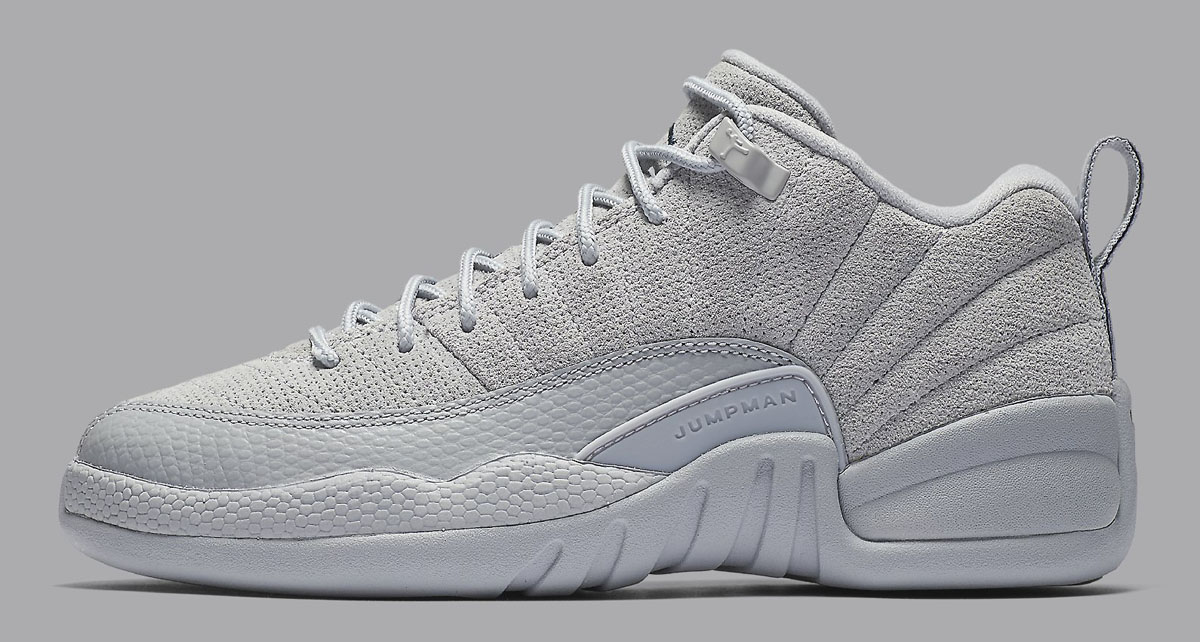 Air Jordan 12 Low Wolf Grey Release Date Lateral 308317 002