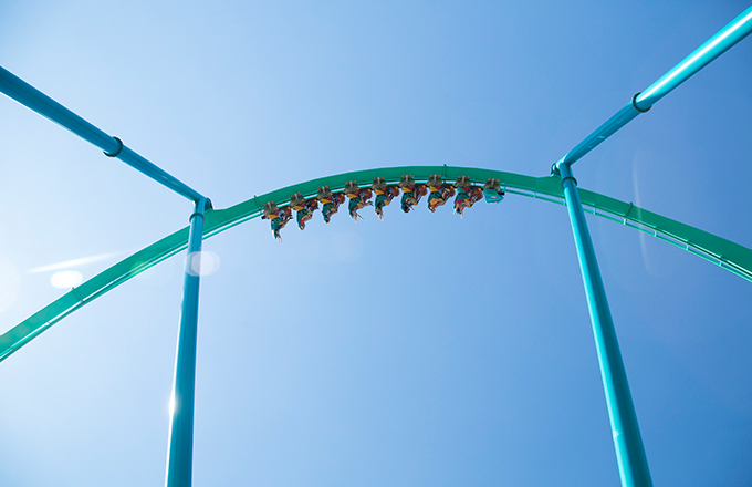 upsidedown roller coaster