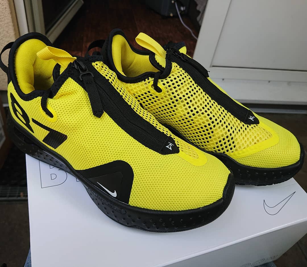 Nike By You iD PG 4 Opti Yellow Black