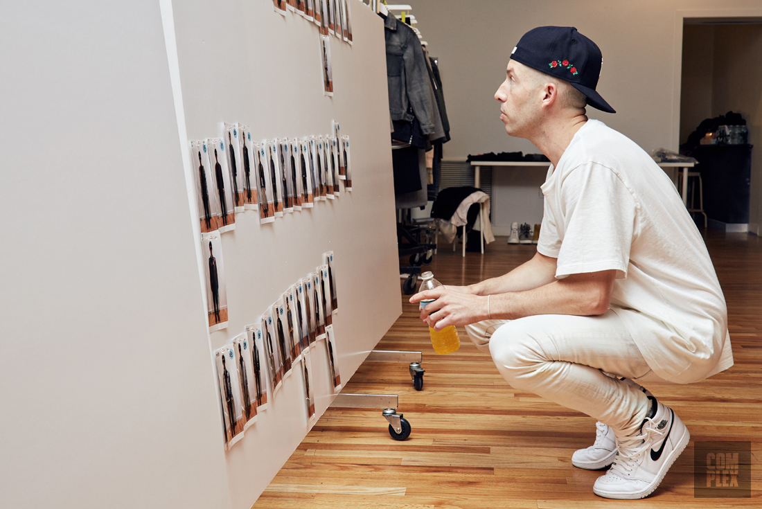 John Elliott at his NY showroom