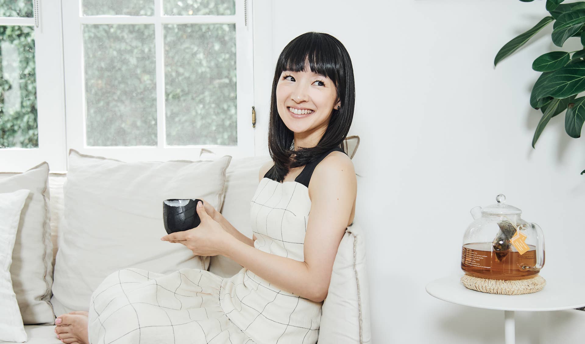 Marie Kondo, the author of The Life-Changing Magic of Tidying Up