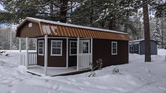 The Michigan State Police is investigating the theft of a cabin in Coldsprings Township.