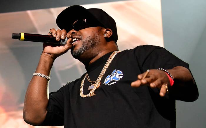 Daz Dillinger performs during the V101.1 Holiday Jam at Golden 1 Center in 2021