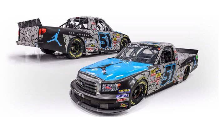 Denny Hamlin Air Jordan Truck