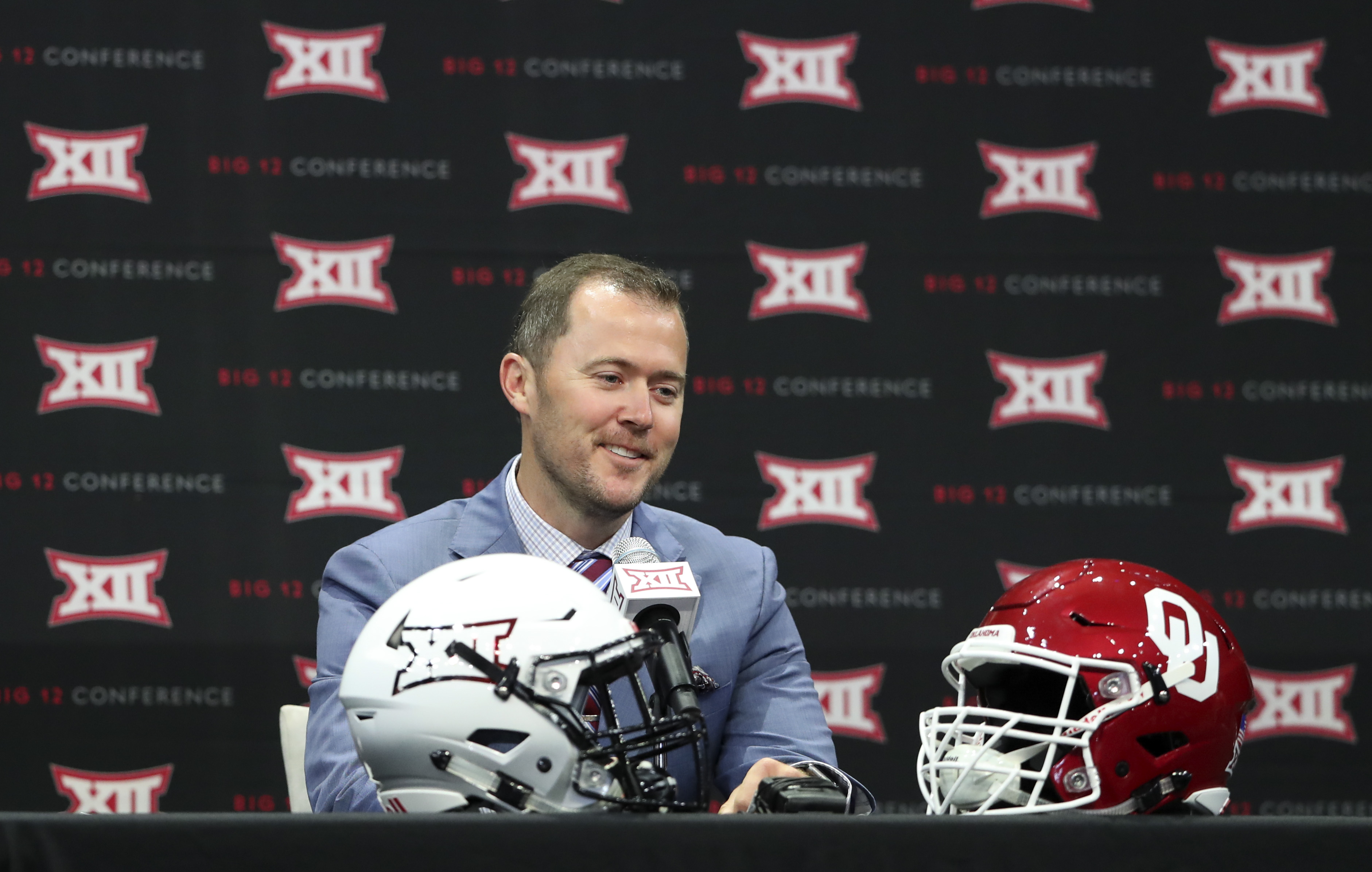 Lincoln Riley Sooners Big 12 Media Day 2018