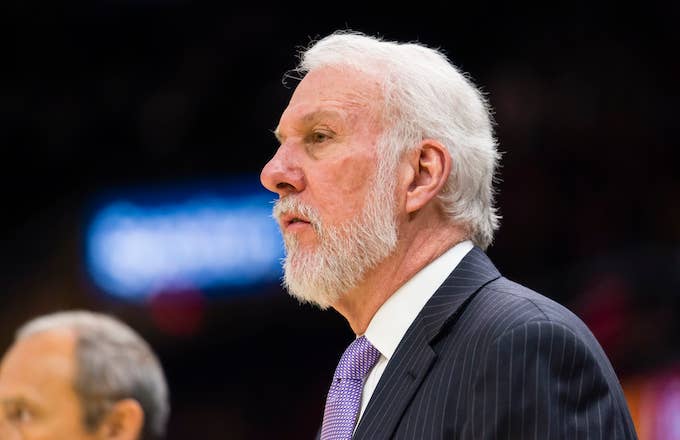 Gregg Popovich of the San Antonio Spurs.