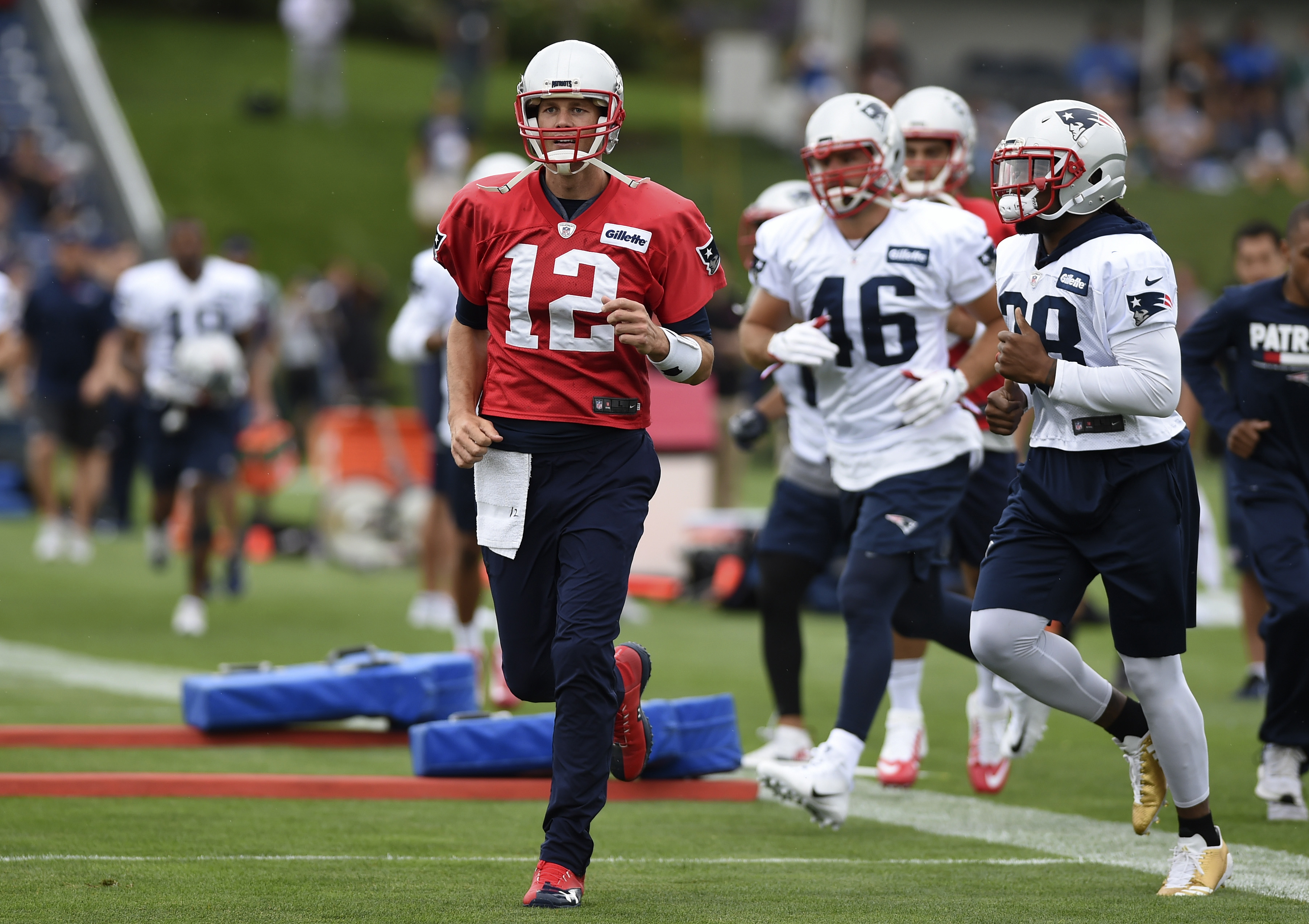 New England Patriots Tom Brady 2017 Training Camp