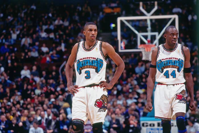 Vancouver Grizzlies Shareef Abdur Rahim and Roy Rogers