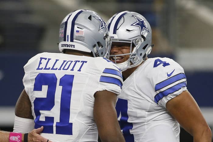 Dak Prescott Ezekiel Elliott Dallas Cowboys 2016