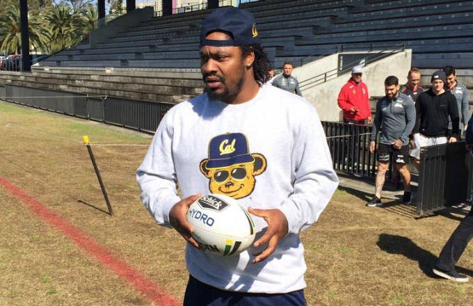 Marshawn Lynch played rugby with the South Sydney Rabbitohs.