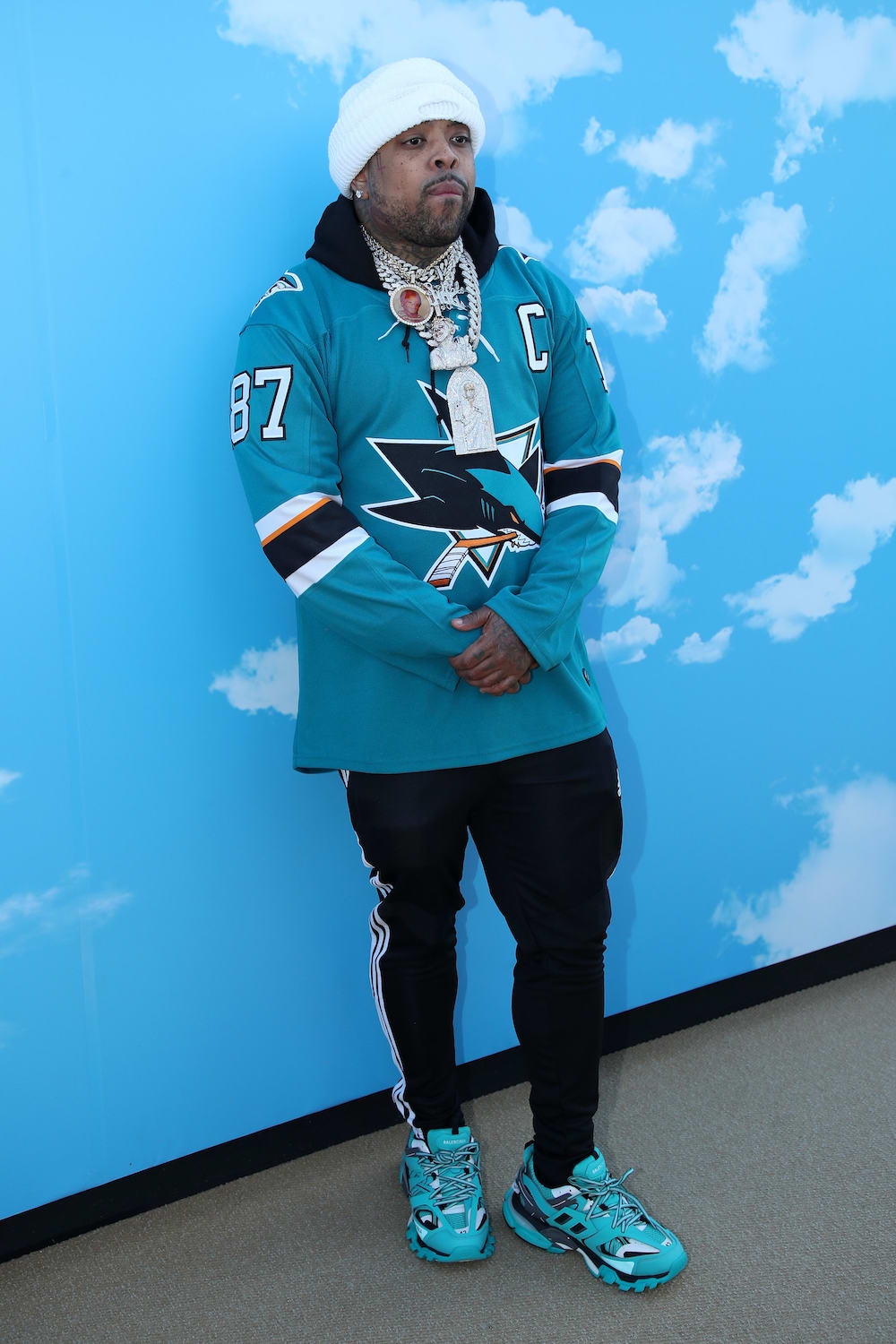 San Jose Sharks repping at Louis Vuitton Fashion Show : r