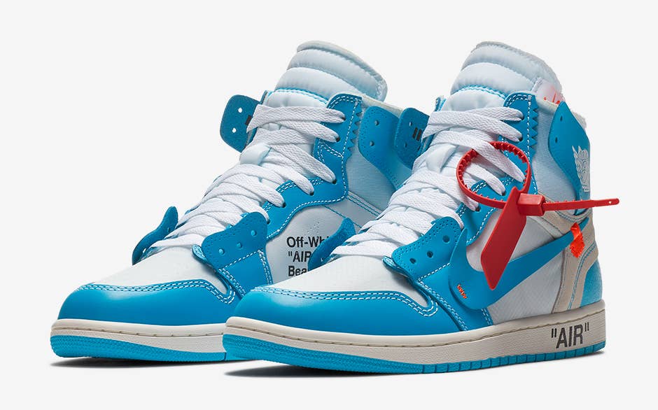 The Off-White x Air Jordan 1 'UNC' Is Getting A LIMITED RESTOCK