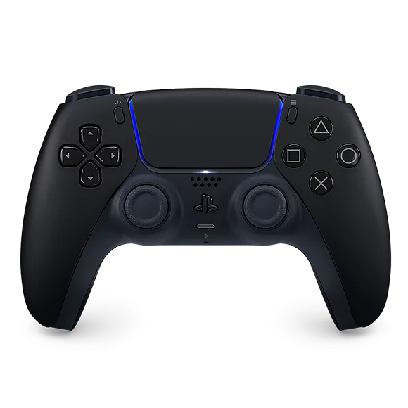 A controller for Sony PlayStation 5 is pictured