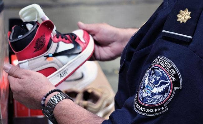 Customs Seize Fake Off White Jordans