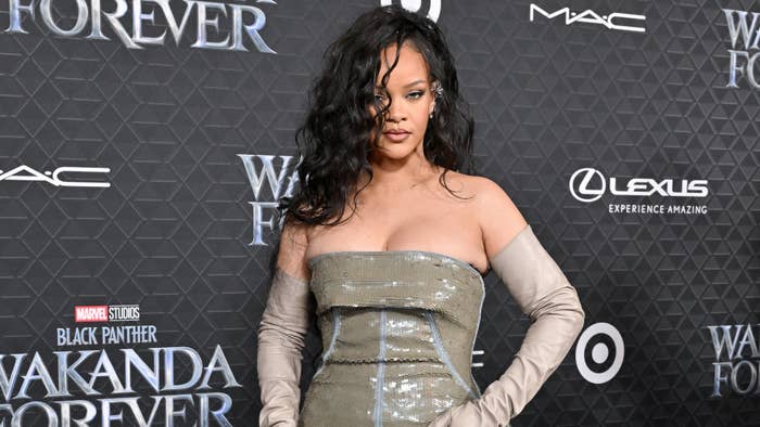 Rihanna attends Marvel Studios&#x27; &quot;Black Panther 2: Wakanda Forever&quot; Premiere at Dolby Theatre
