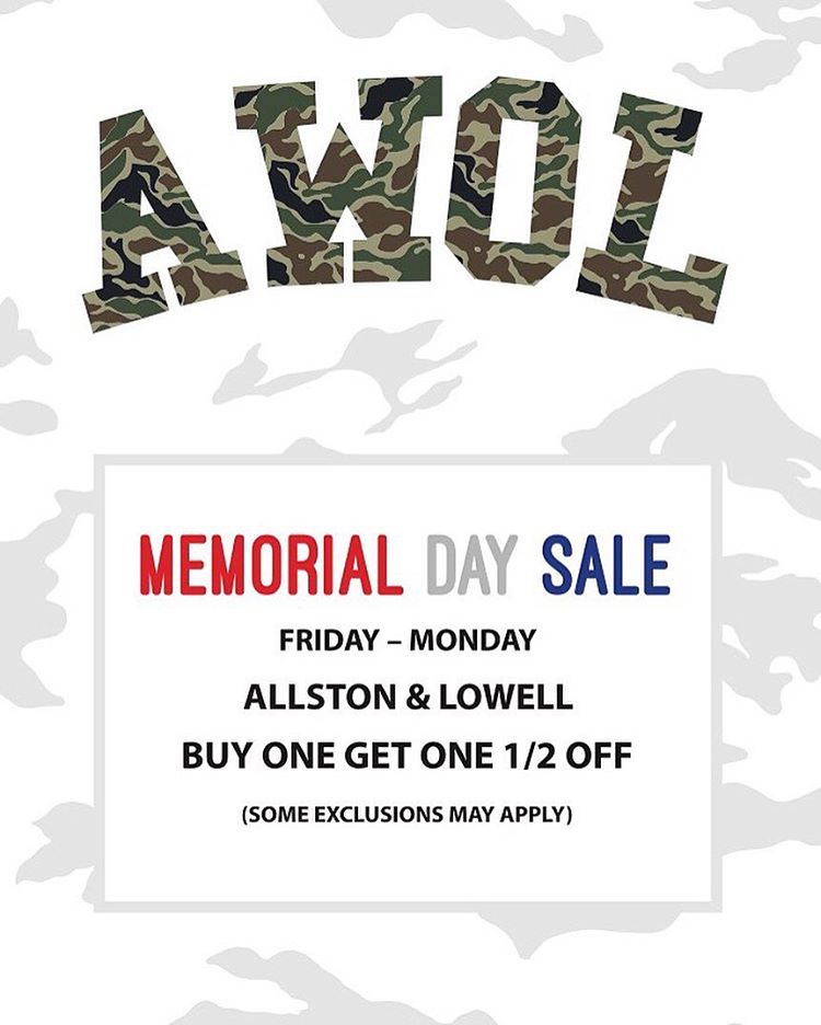 Memorial Day Sneaker Sales 2016: Awol
