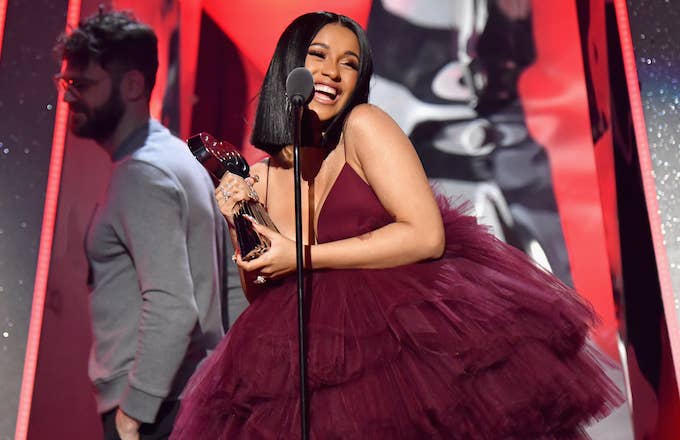 Cardi B at the 2018 iHeartRadio Awards