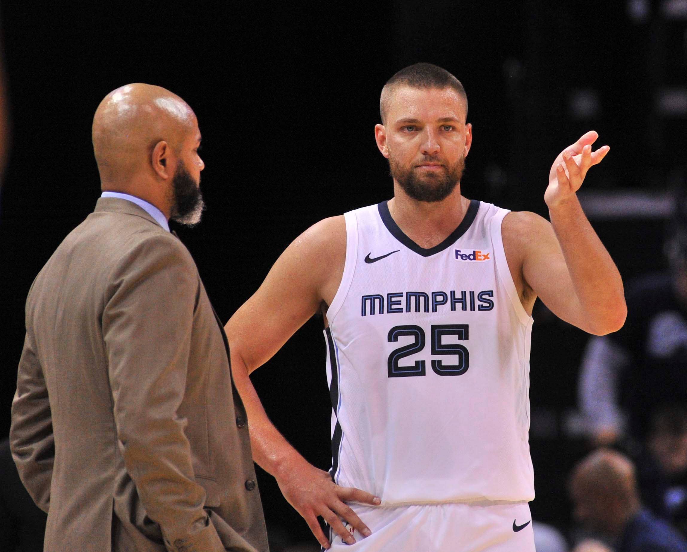 Chandler Parsons Grizzlies Preseason 2018