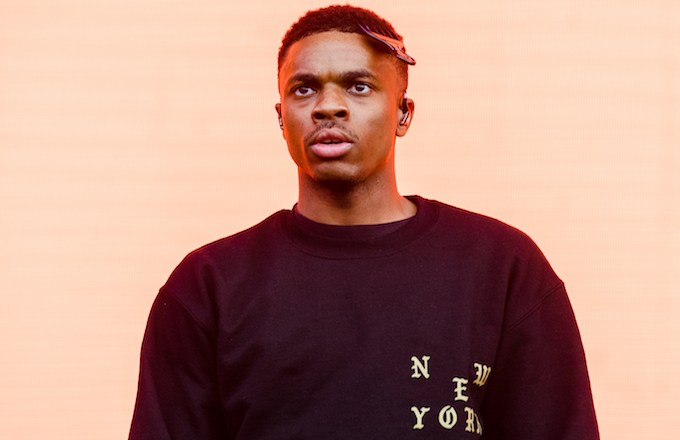 Vince Staples performs at the 2017 Panorama Music Festival.
