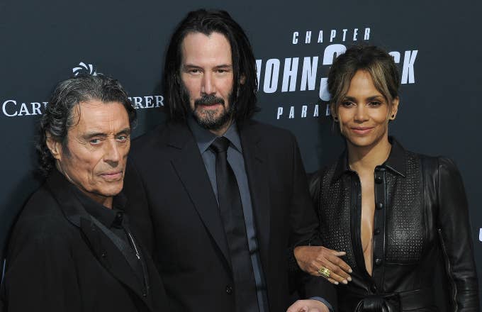 Ian McShane, Keanu Reeves and Halle Berry