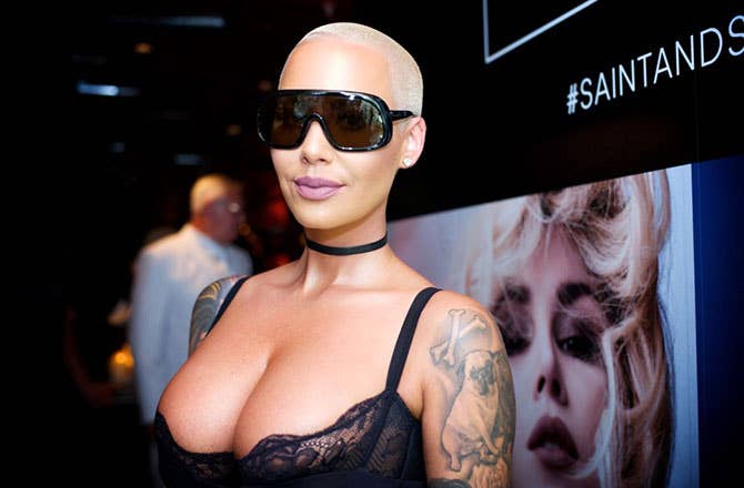 This is a photo of Amber Rose.