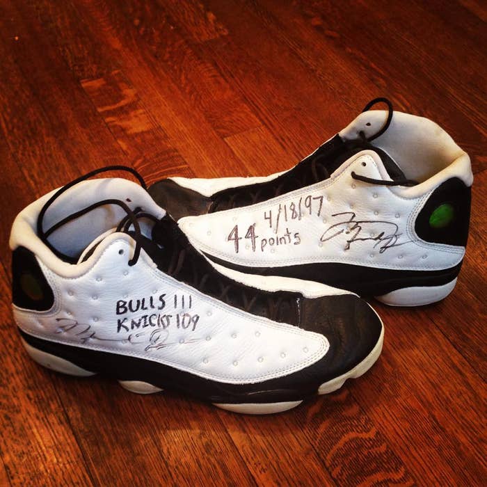 Michael Jordan Dropped 44 On the Knicks and Signed Air Jordans for Spike Lee