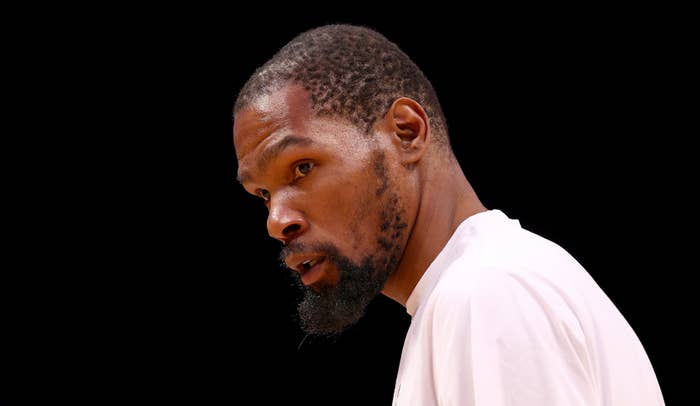 Kevin Durant during the 2022 NBA Playoffs