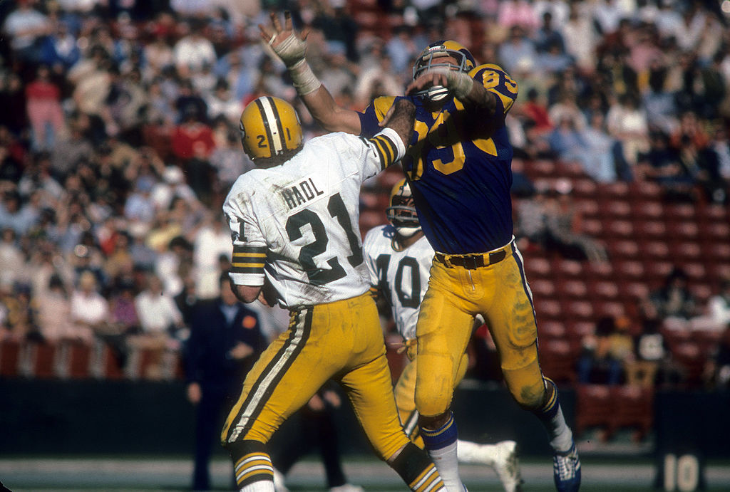 John Hadl Packers Rams 1975 Getty