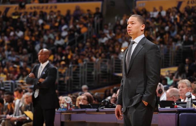 tyronn lue cleveland lakers game
