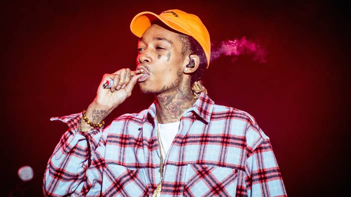 Wiz Khalifa performs onstage