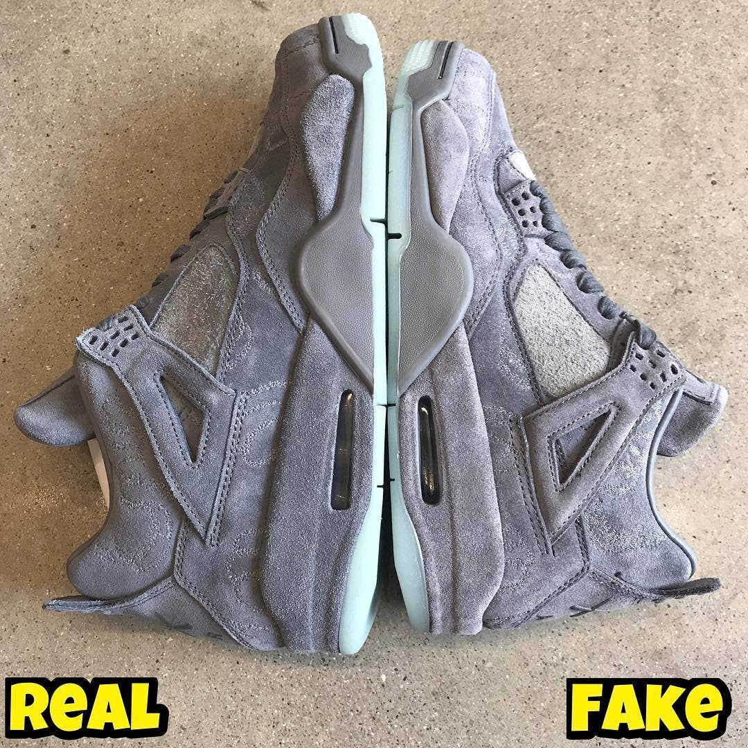 How To Spot Real Vs Fake Jordan 4 Retro Kaws – LegitGrails