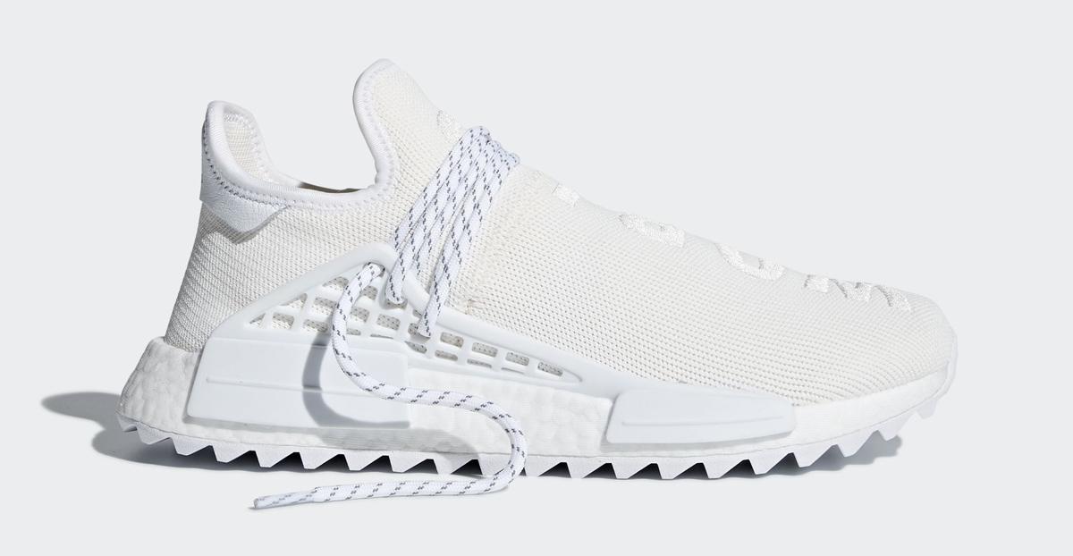 Pharrell Adidas NMD Hu Trail Blank Canvas AC7031 White Profile