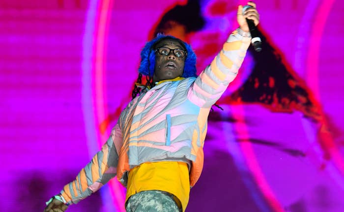 Lil Uzi Vert performs at 2021 Rolling Loud