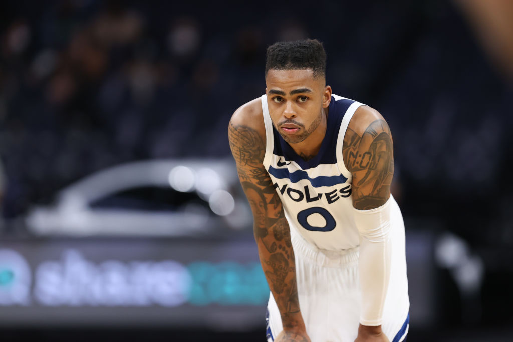 D&#x27;Angelo Russell Wolves Mavericks 2021