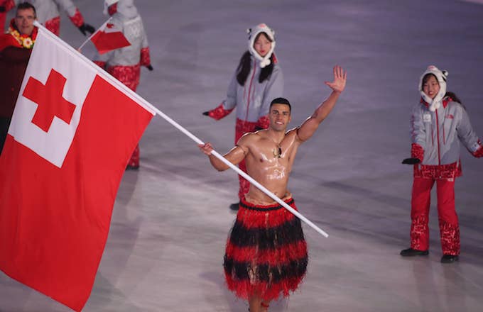 Pita Taufatofua of Tonga