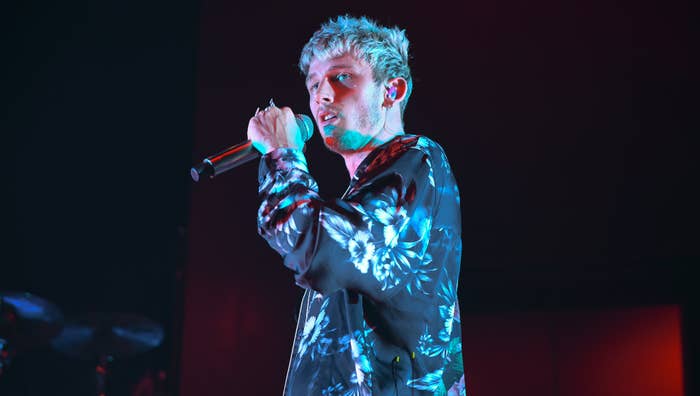 Machine Gun Kelly performs at the Coors Light Birds Nest concert series