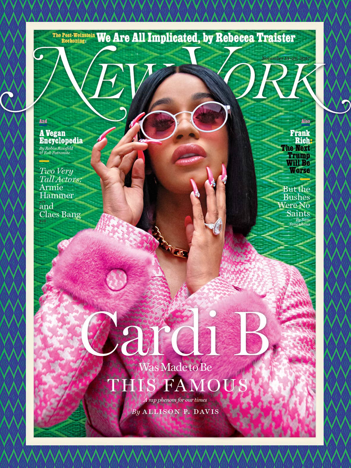 Cardi B on the cover of 'New York Magazine'