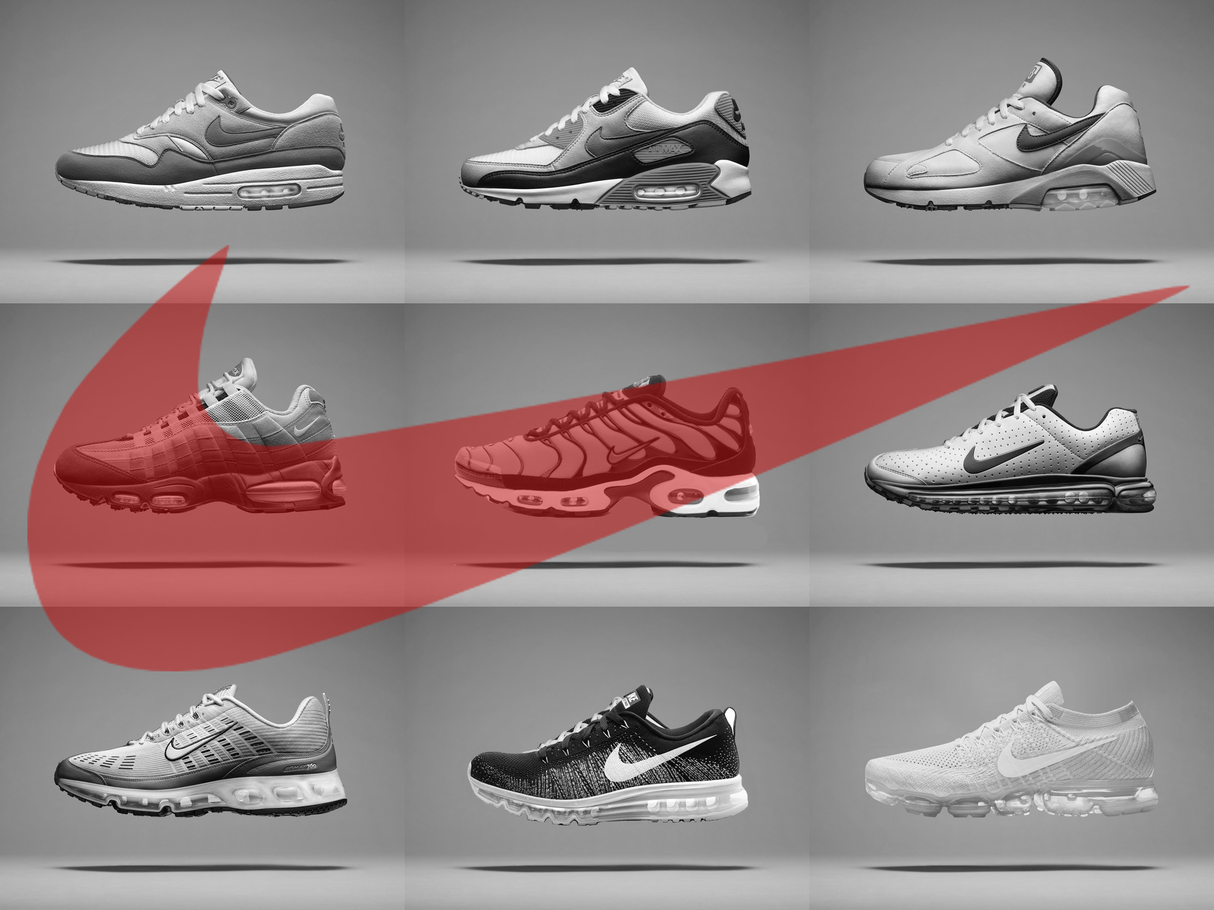 All nike air 2025 max shoes list