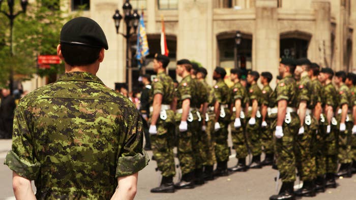 Members of the Canadian Military