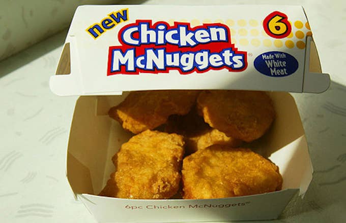 Just some regular old Chicken McNuggets.